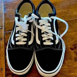 Vans black cloth sneakers